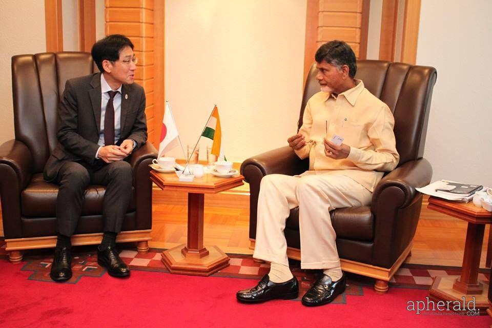 chandrababu naidu japan tour pics