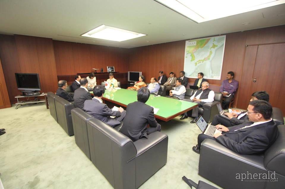 chandrababu naidu japan tour pics