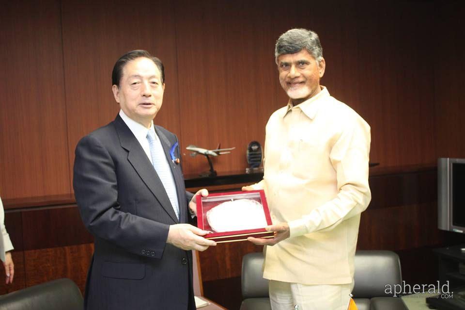 chandrababu naidu japan tour pics