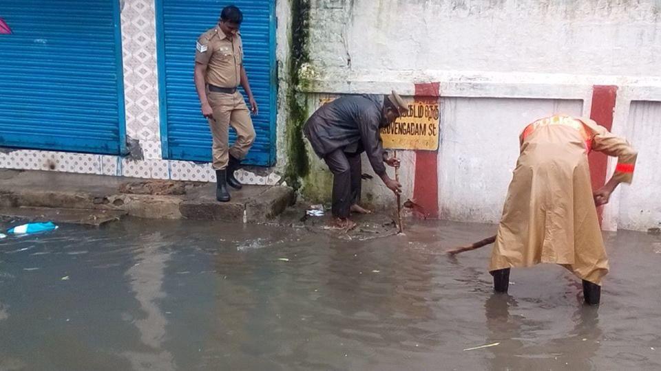 Chennai Rain Effect Photos 2015
