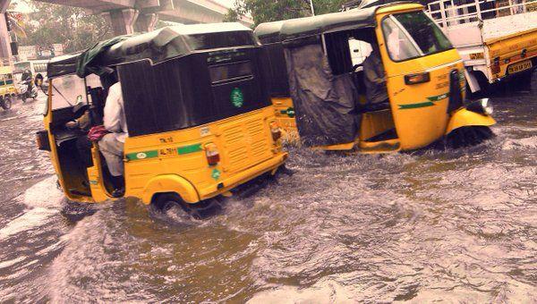 Chennai Rain Effect Photos 2015