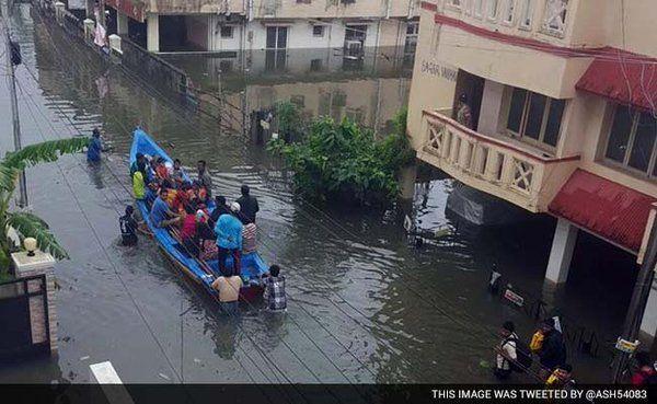 Chennai Rain Effect Photos 2015