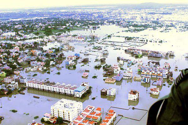 Chennai Rain Effect Photos 2015