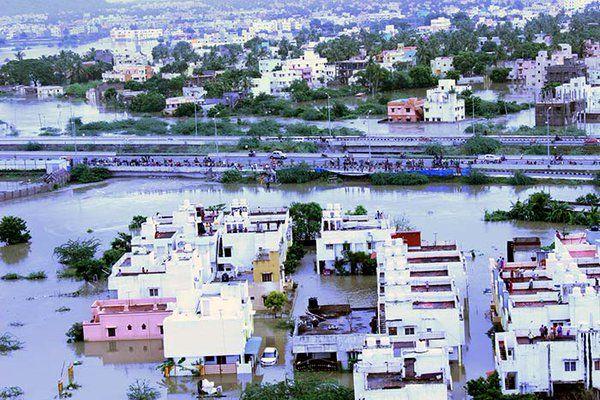 Chennai Rain Effect Photos 2015