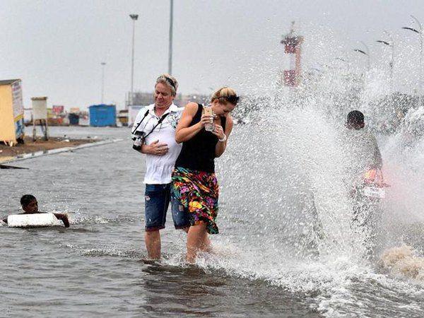 Chennai Rain Effect Photos 2015