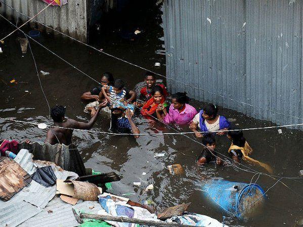Chennai Rain Effect Photos 2015