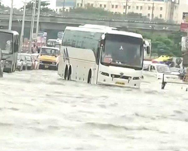 Chennai Rain Effect Photos 2015