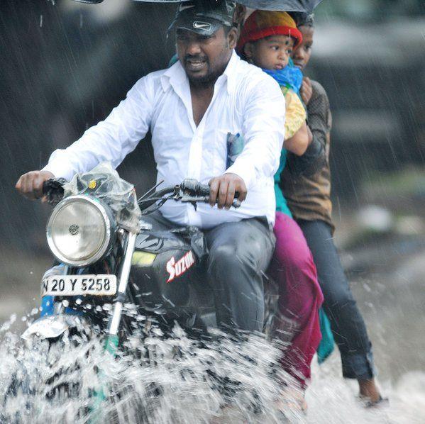 Chennai Rain Effect Photos 2015