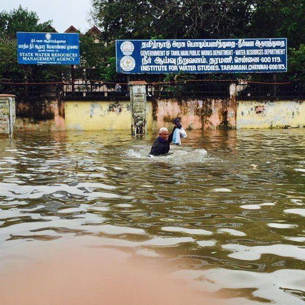 Chennai Rain Effect Photos 2015