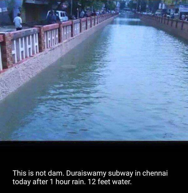 Chennai Rain Effect Photos 2015