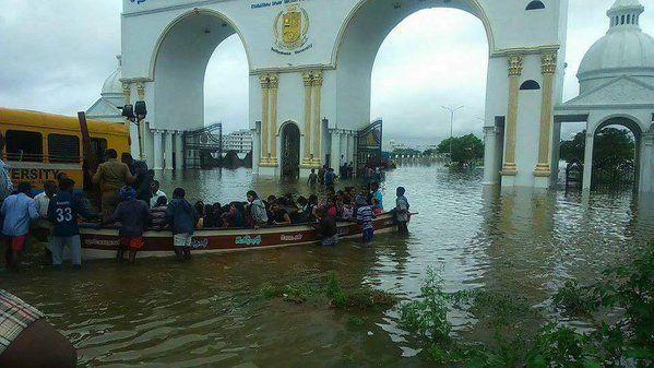 Chennai Rain Effect Photos 2015
