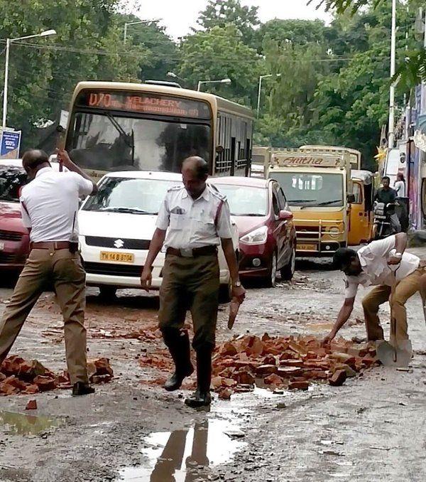 Chennai Rain Effect Photos 2015