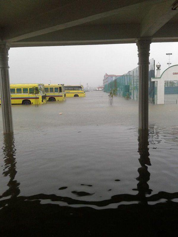 Chennai Rain Effect Photos 2015
