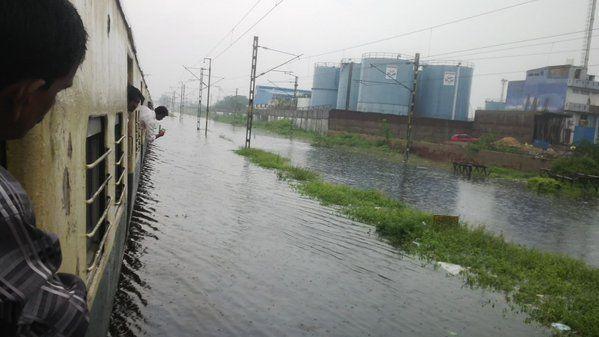 Chennai Rain Effect Photos 2015