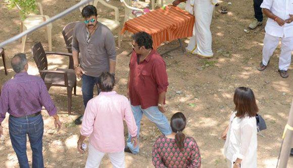 Chiranjeevi 150th Movie Working Stills