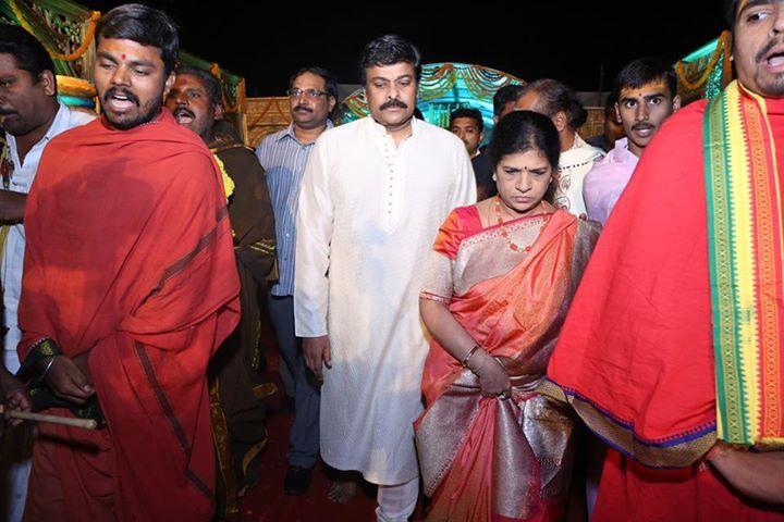 Chiranjeevi Couples At Bhakthi TV Koti Deepothsavam Photos