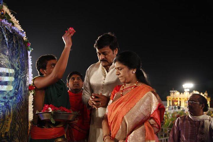 Chiranjeevi Couples At Bhakthi TV Koti Deepothsavam Photos