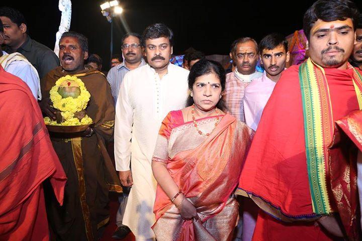 Chiranjeevi Couples At Bhakthi TV Koti Deepothsavam Photos