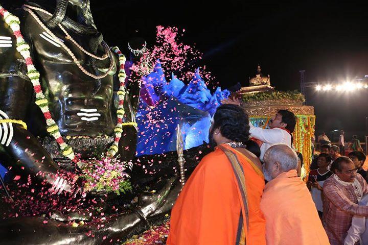 Chiranjeevi Couples At Bhakthi TV Koti Deepothsavam Photos