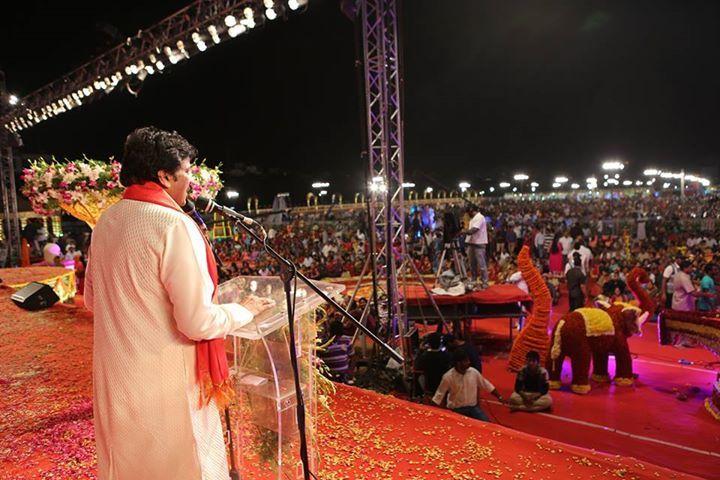 Chiranjeevi Couples At Bhakthi TV Koti Deepothsavam Photos