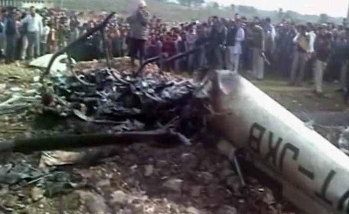 Chopper Crash In Jammu Photos