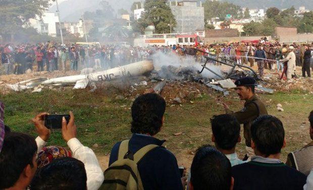 Chopper Crash In Jammu Photos