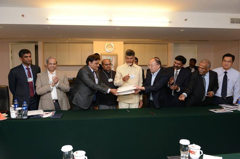 CM Chandrababu Naidu china tour Photos