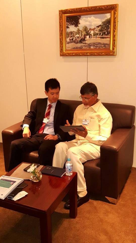 CM Chandrababu Naidu china tour Photos