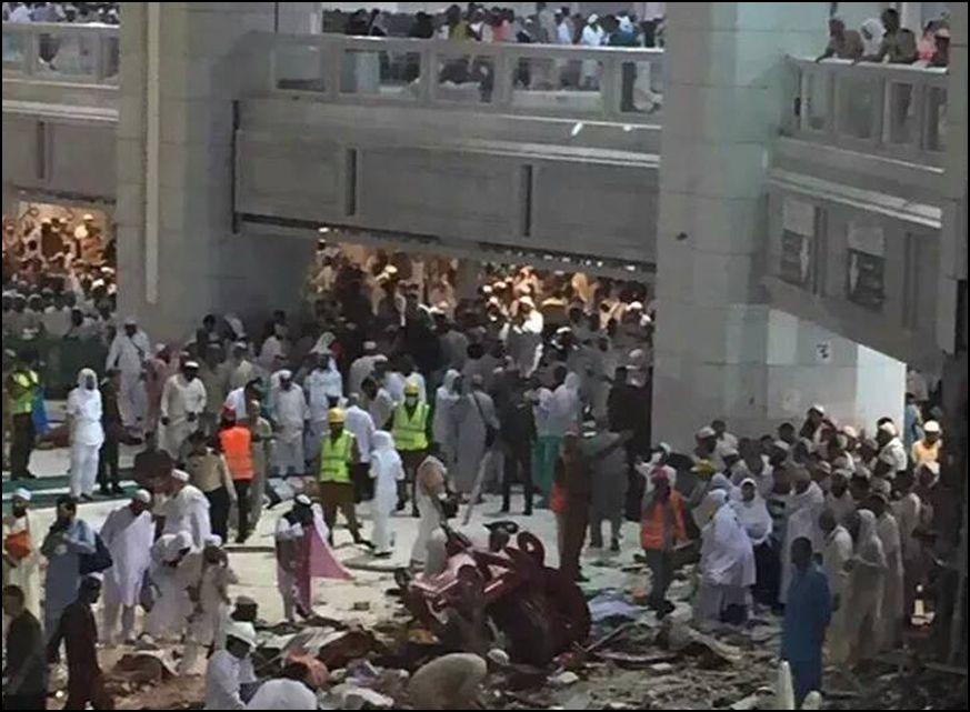 PHOTOS: Crane collapse kills at least 107 in Mecca Grand Mosque