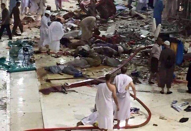 PHOTOS: Crane collapse kills at least 107 in Mecca Grand Mosque