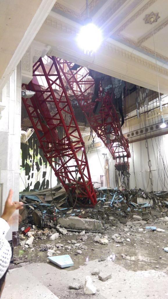 PHOTOS: Crane collapse kills at least 107 in Mecca Grand Mosque