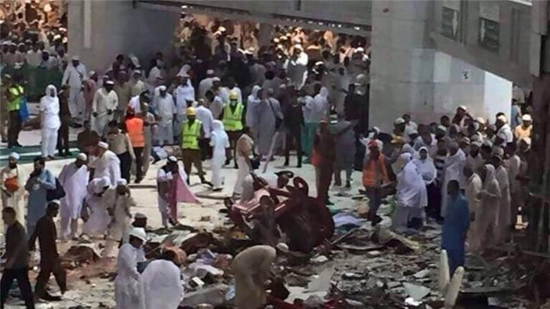 PHOTOS: Crane collapse kills at least 107 in Mecca Grand Mosque