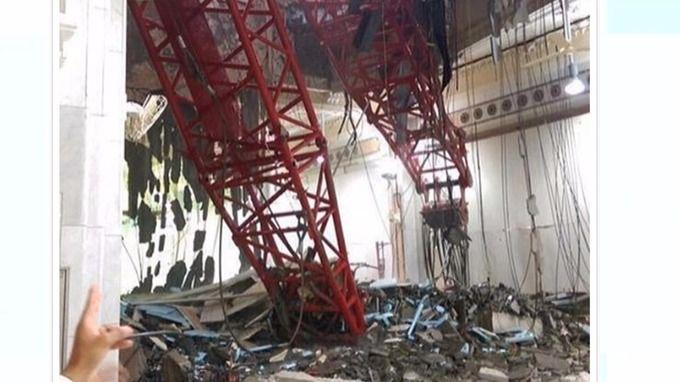 PHOTOS: Crane collapse kills at least 107 in Mecca Grand Mosque