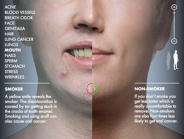 Difference Between Smokers Vs Non Smokers Photos