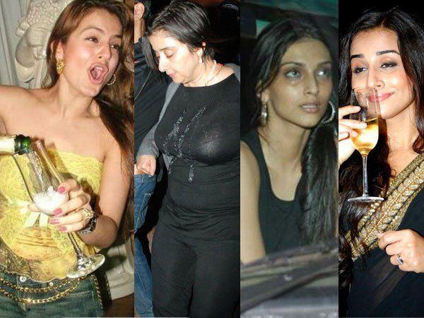 Drunken Actress Unseen Leaked Photos at Night Parties