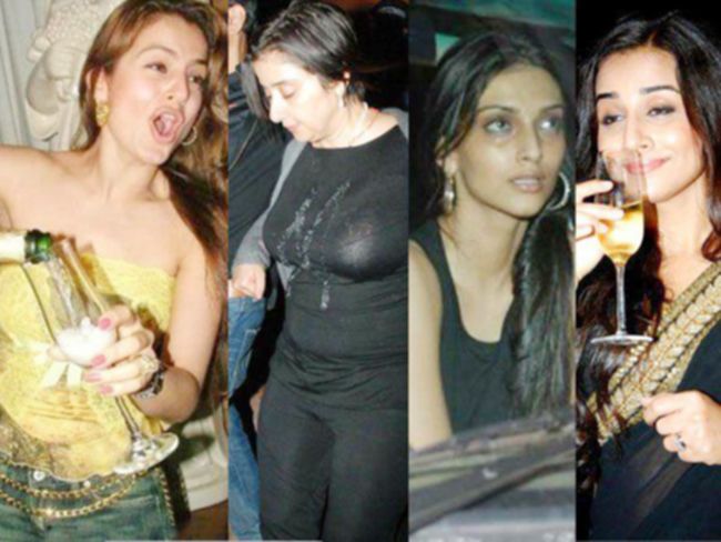 Drunken Night Parties Actress Unseen Leaked Pics