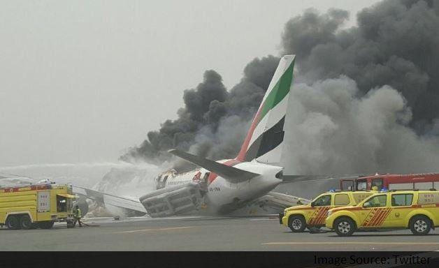 Emirates Flight Crashed During Landing Photos At Dubai