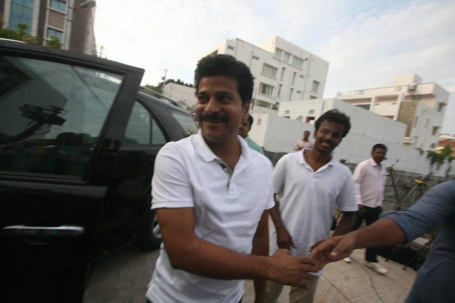 Emotional Welcome To Revanth Reddy By Family Members Photos