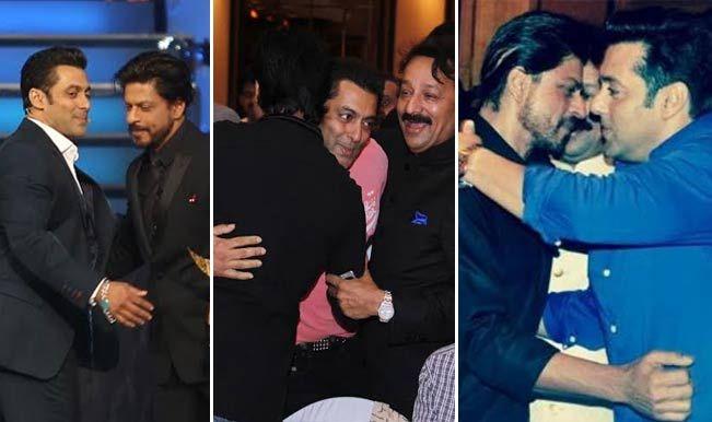 EXCLUSIVE PHOTOS - Salman Khan HUGS Shahrukh