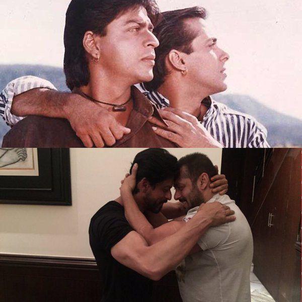 EXCLUSIVE PHOTOS - Salman Khan HUGS Shahrukh