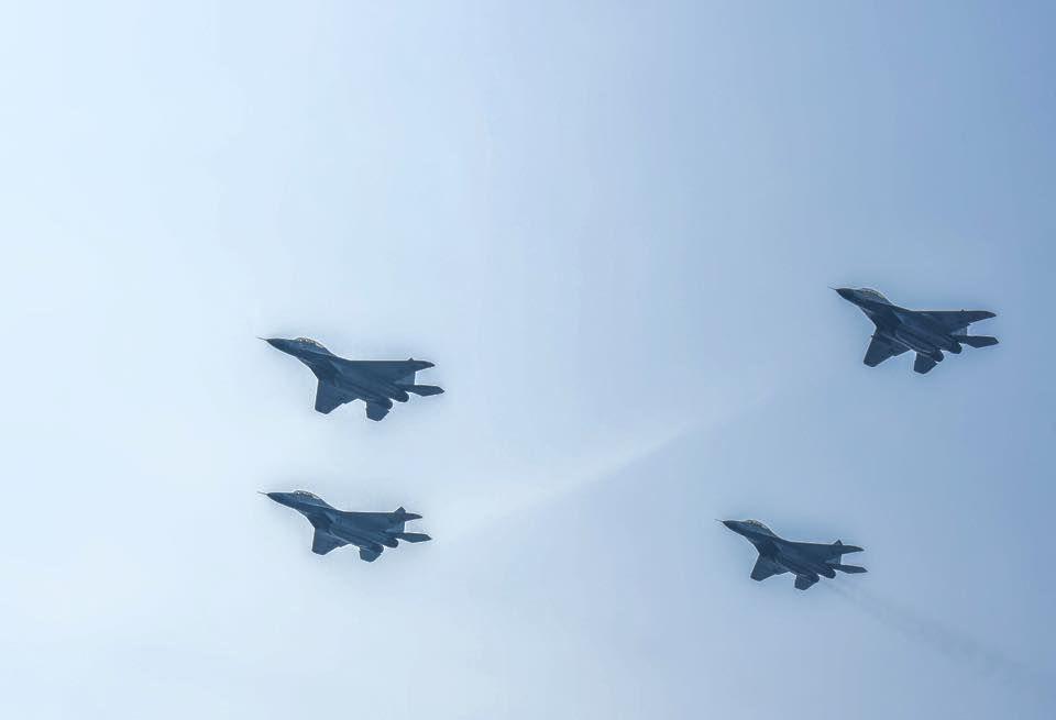 Fighter Planes Participating At The International Fleet Review 2016