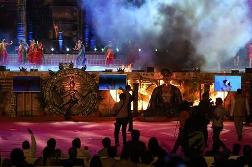 Fire At Make In India Week Event Photos