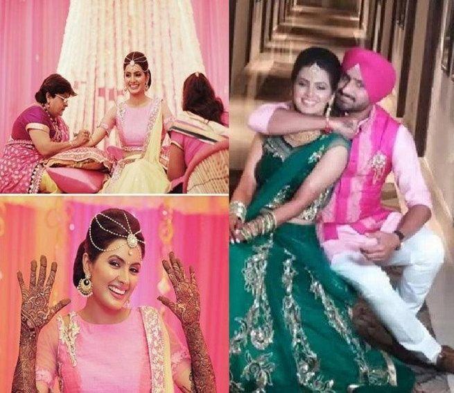 Harbhajan Singh & Geeta Basra Mehendi Ceremony Pics
