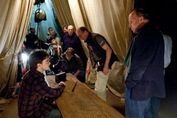 Harry Potter movies behind the seen photos