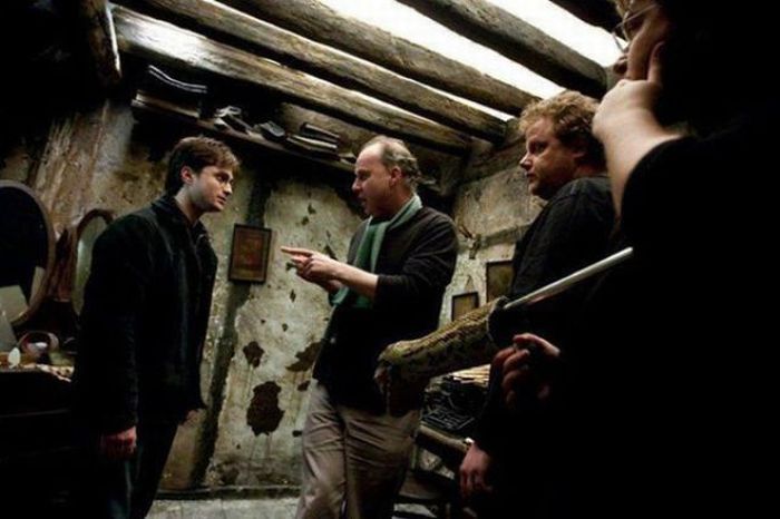 Harry Potter movies behind the seen photos