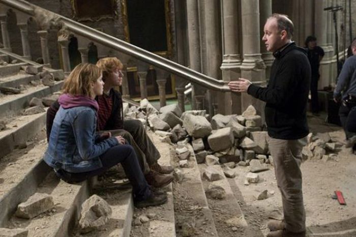 Harry Potter movies behind the seen photos