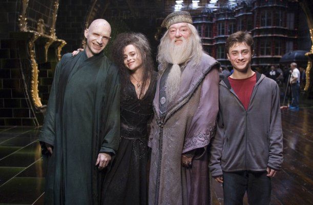 Harry Potter movies behind the seen photos