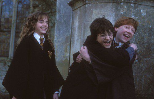 Harry Potter movies behind the seen photos