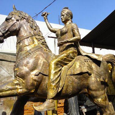 Historic village to host bronze statue of Rani Rudrama Devi
