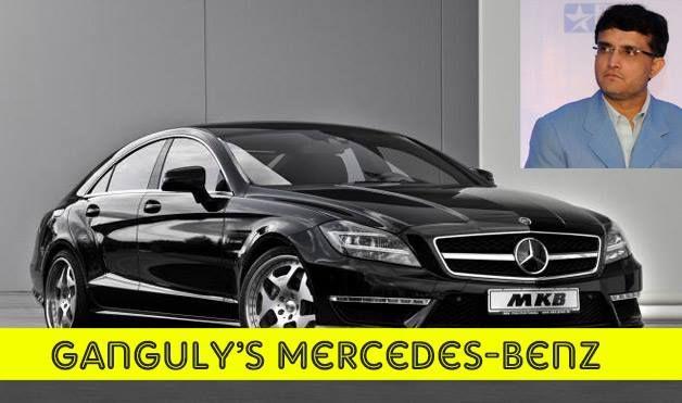 Indian Crickerters With Their Cars